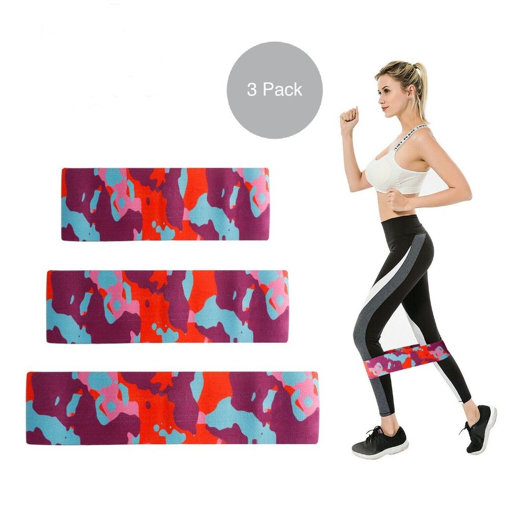 3-Pack Fitness Booty Bands - Picture 3 of 14